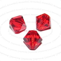 24 x Swarovski Elements Xilion Crystal 5328 Light Siam 4mm