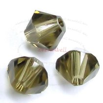 24x Swarovski Elements Xilion Crystal 5328 Smoky Quartz 4mm