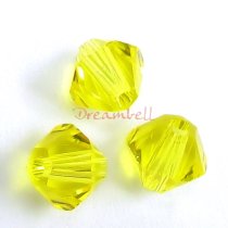 24x Swarovski Elements Xilion Crystal 5328 Citrine 4mm