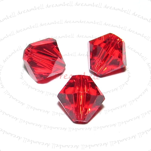72x Swarovski Elements Xilion 5328 Crystal Light Siam 3mm