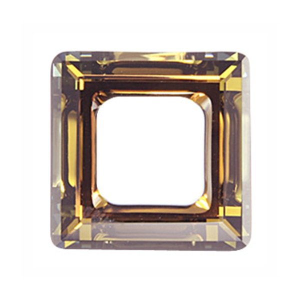Swarovski Elements 4439 Square Frame Golden Shadow CAL 30mm