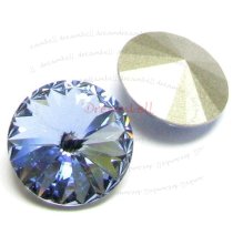 2x Swarovski Elements Rivoli Stone Crystal 1122 Light Sapphire14mm