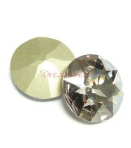 1x Swarovski Elements Cabochon Round Stone Crystal 1201 Silver Shade 27mm