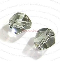 12x Swarovski Crystal Elements 5020 Clear Helix Black Diamond 6mm