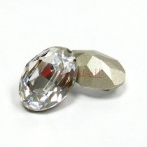 2x Swarovski Elements Oval Cabochon Stone Crystal 4120 Clear 18 x 13mm