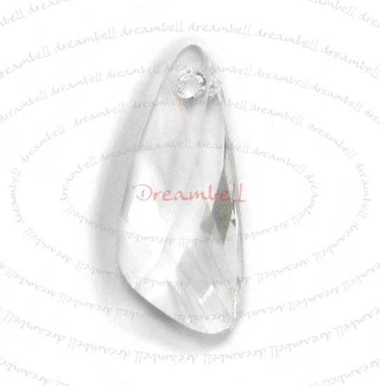 1 SWAROVSKI Crystal 6690 Wing Pendant Clear 27mm