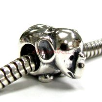 Sterling Silver Elephant for European Bead charm Bracelet