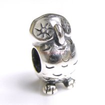 Sterling Silver OWL BIRD for European Charm Bracelets