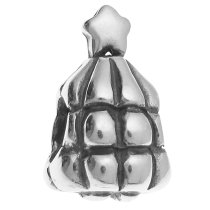Sterling Silver Christmas Tree for European Charm Bracelets
