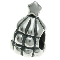 Sterling Silver Christmas Tree for European Charm Bracelets