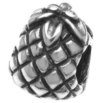 Sterling Silver Pineapple for European Charm Bracelets