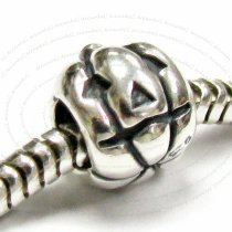 Sterling Silver HALLOWEEN PUMPKIN for European Charm Bracelets