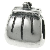 Sterling Silver Purse Wallet for European Charm Bracelets