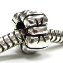 Sterling Silver Bow Ribbon Spacer Bead for European Charm Bracelets