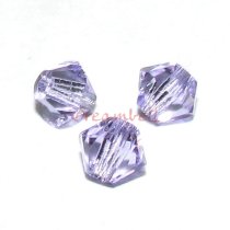 24 x Swarovski Elements Xilion Crystal 5328 Violet 4mm