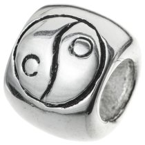 Sterling Silver Chinese YING YANG Bead for European Charm Bracelets