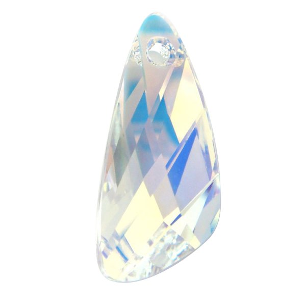 1 SWAROVSKI Crystal 6690 Wing Pendant Clear AB 27mm