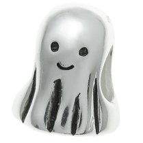 Sterling Silver Lovely Spirit Ghost Bead for European Charm Bracelets 10mm