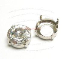 6x SWAROVSKI CRYSTAL 1122 4 hole Sew on Setting 16mm
