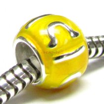 Sterling Silver Zodiac HOROSCOPE LIBRA Enamel Bead for European Charm Bracelets