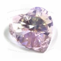 1x Swarovski Crystal XILION Heart Charm pendant ROSALINE 28mm 6228 AB