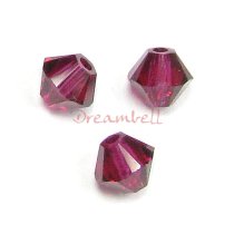 12 x Swarovski Elements Xilion Crystal 5328 Ruby 8mm