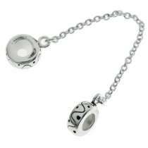 1x Sterling Silver Stopper Safety Chain Bead for European charm Bracelets