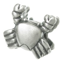 1x Sterling silver Cancer Zodiac Bead for European Charm Bracelets