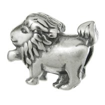 1x Sterling silver Leo Zodiac Bead for European Charm Bracelets