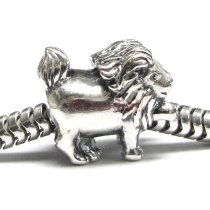 1x Sterling silver Leo Zodiac Bead for European Charm Bracelets