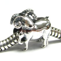 1x Sterling silver Aries Zodiac Bead for European Charm Bracelets