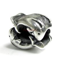 1x Sterling silver Pisces Zodiac Bead for European Charm Bracelets