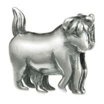 1x Sterling silver Taurus Zodiac Bead for European Charm Bracelets