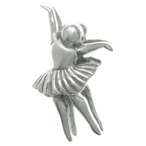 1x Sterling silver Ballet Dancer Ballerina Bead for European Charm Bracelets