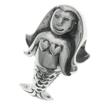 Sterling silver Little Mermaid Bead for European Charm Bracelets
