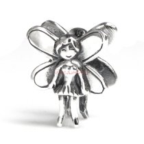 Sterling silver Fairy Pretty Angel Bead f/ European Charm Bracelets