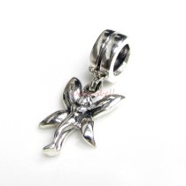1x Sterling silver Fairy Bead for European Charm Bracelets