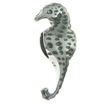 1x Sterling Silver Sea horse Focal bead spacer for European Charm Bracelets