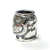 1 x Sterling Silver Rooster Chinese Zodiac Bead for European Charm Bracelets