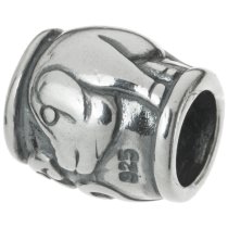 1 x Sterling Silver Pig Chinese Zodiac Bead for European Charm Bracelets