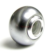 Sterling Silver Lt. Grey Pearl Bead for European Charm Bracelets
