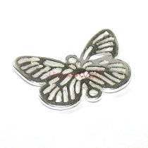 2x Sterling Silver Butterfly Bead Link Connector 10.5mm