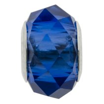 Sterling Silver BIRTHSTONE Crystal European Bead charm September