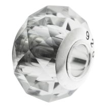 Sterling Silver BIRTHSTONE Crystal European Bead charm April