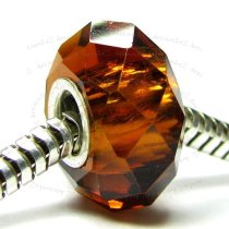 Sterling Silver BIRTHSTONE Crystal European Bead charm November