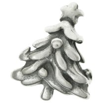 Sterling Silver Christmas Tree Bead for European Charm Bracelets