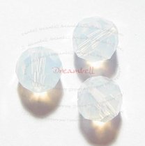 12x Swarovski Crystal Elements 5000 Round 4mm White Opal