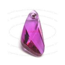 1 SWAROVSKI Crystal 6690 Wing Pendant FUCHSIA 23mm
