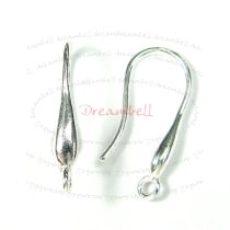 2x Sterling Silver Teardrop Earring Earwire French Hook