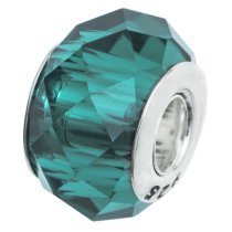 Sterling Silver BIRTHSTONE Crystal European Bead charm December
